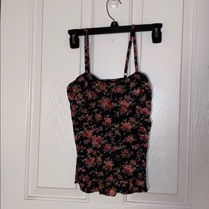 Love Culture black floral top